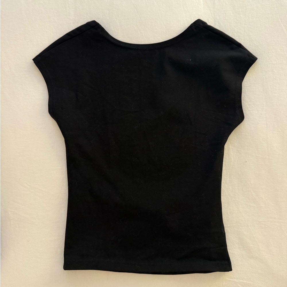 Backless Black Women's Top